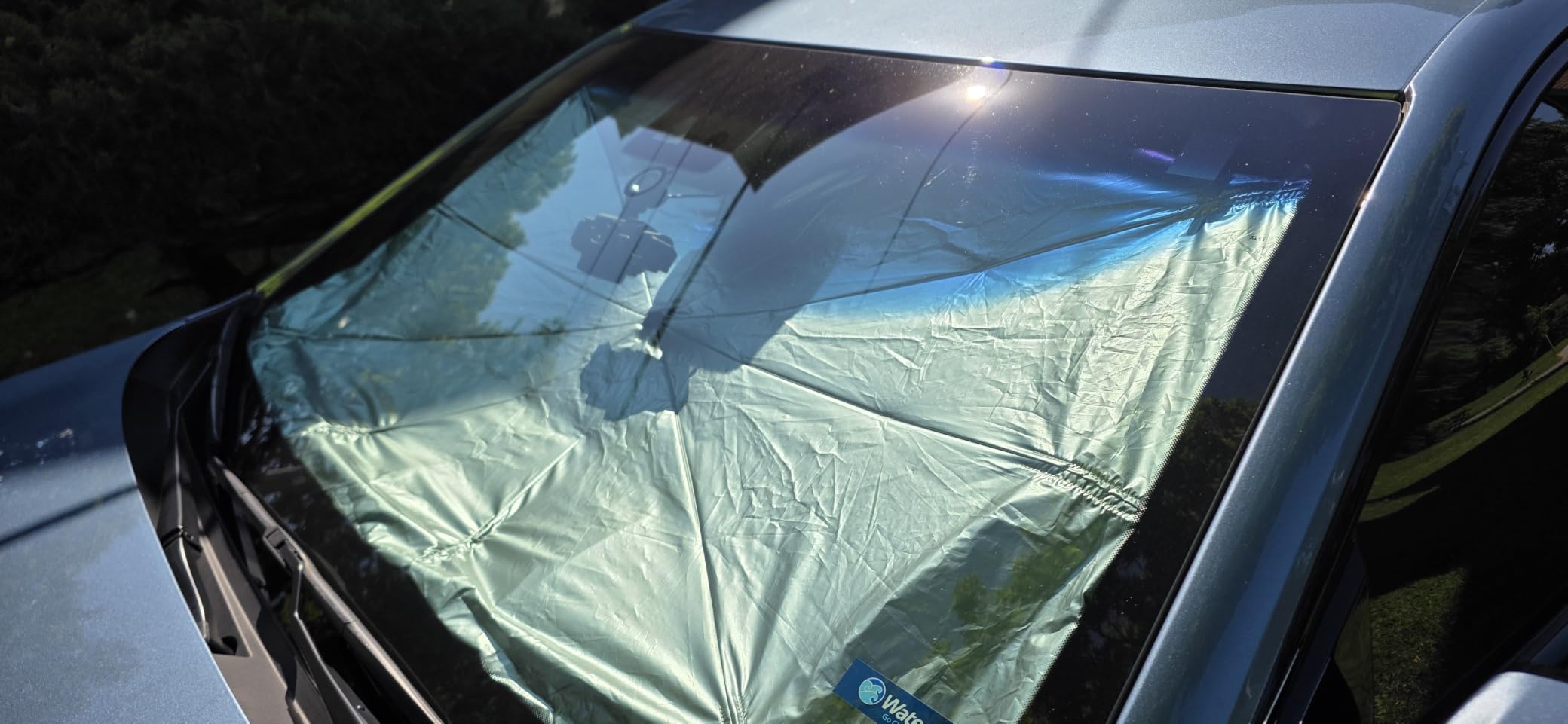 2026 Windshield Sun Shade Umbrella, Foldable Car Sunshade with UV Block customer photo 2
