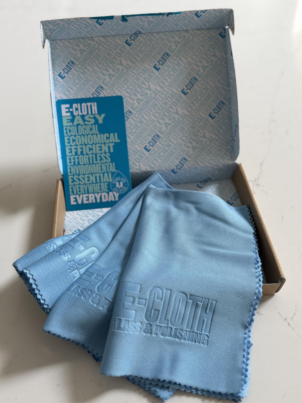 E-Cloth Glass & Polishing Cloth - Reusable & Durable Glass Cleaner - 4 Pack customer photo 2