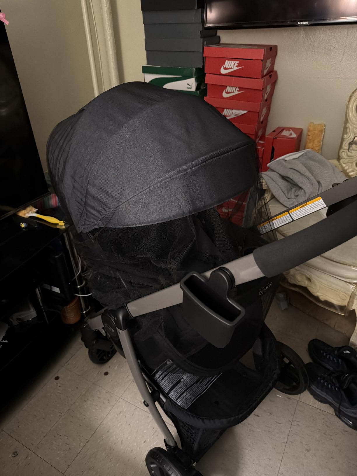 Graco Modes Pramette Stroller, 3-in-1 Baby Stroller, 3 Modes: Infant Car Seat Carrier, Infant Pramette to Toddler Stroller with Reversible Seat and One-Hand Fold, Redmond customer photo 2
