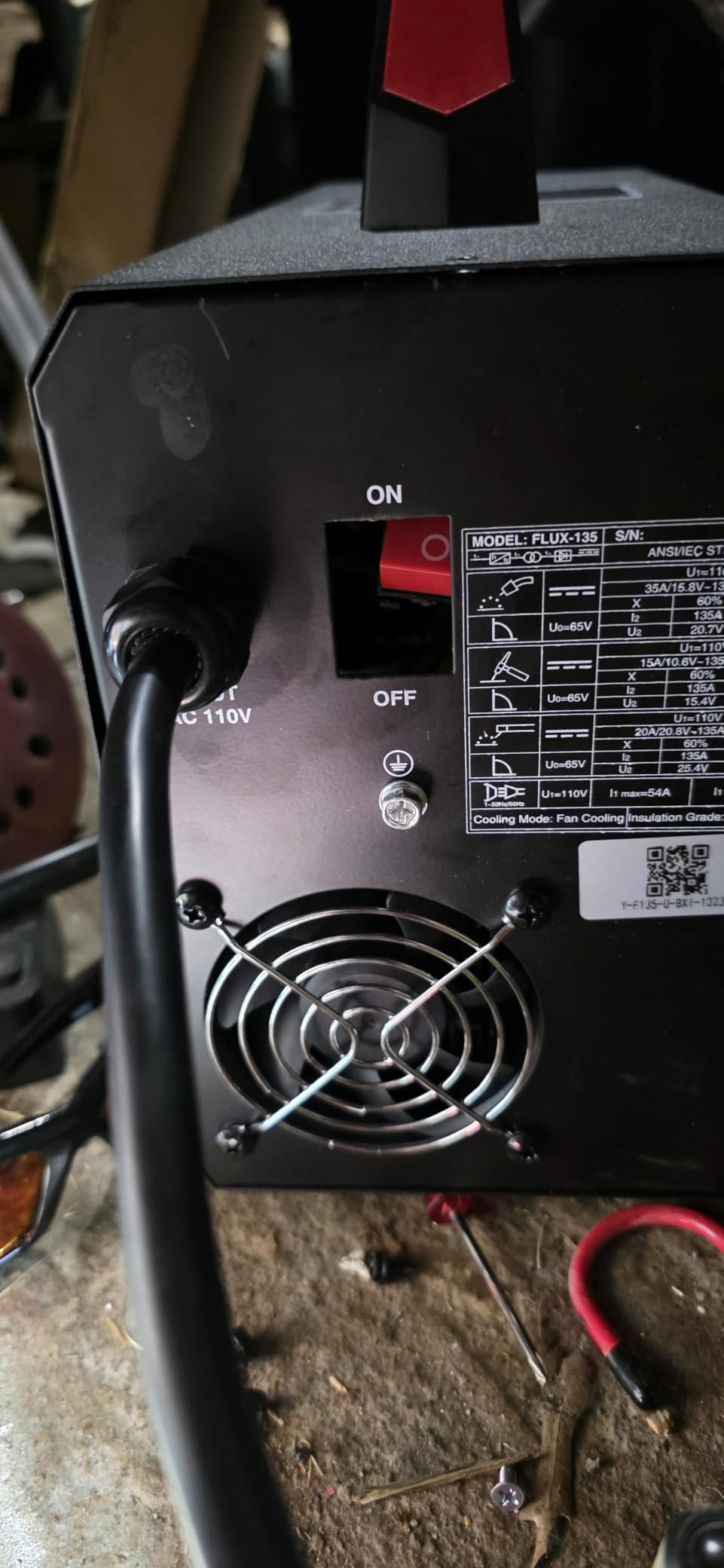 YESWELDER 135A MIG Welder, 110V Flux Core Gasless MIG/Lift TIG/Stick 3-in-1 customer photo 1