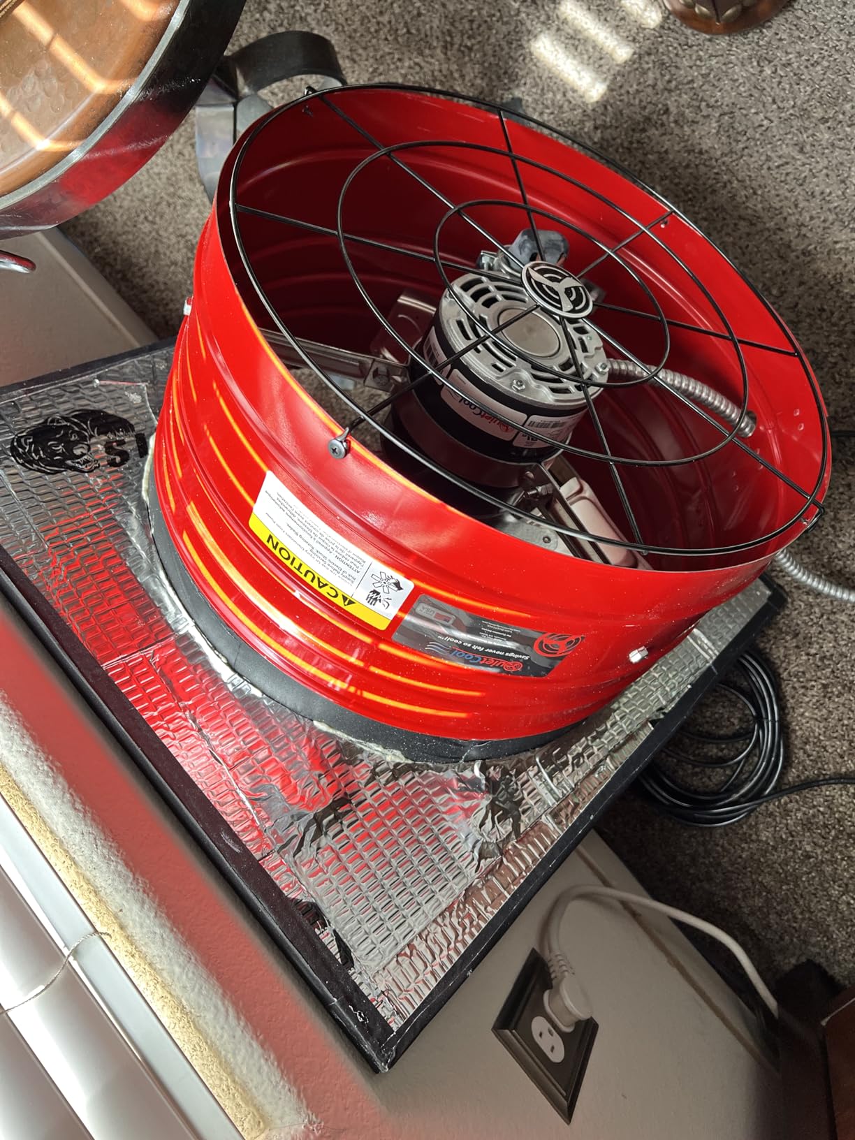 Quietcool AFG SMT PRO-3.0 Smart Attic Fan for Gable Vents - 2940 CFM - Smart App Control - Thermostat and Humidistat - 20ft Power Cord - Plug-and-play - Two Speed customer photo 1