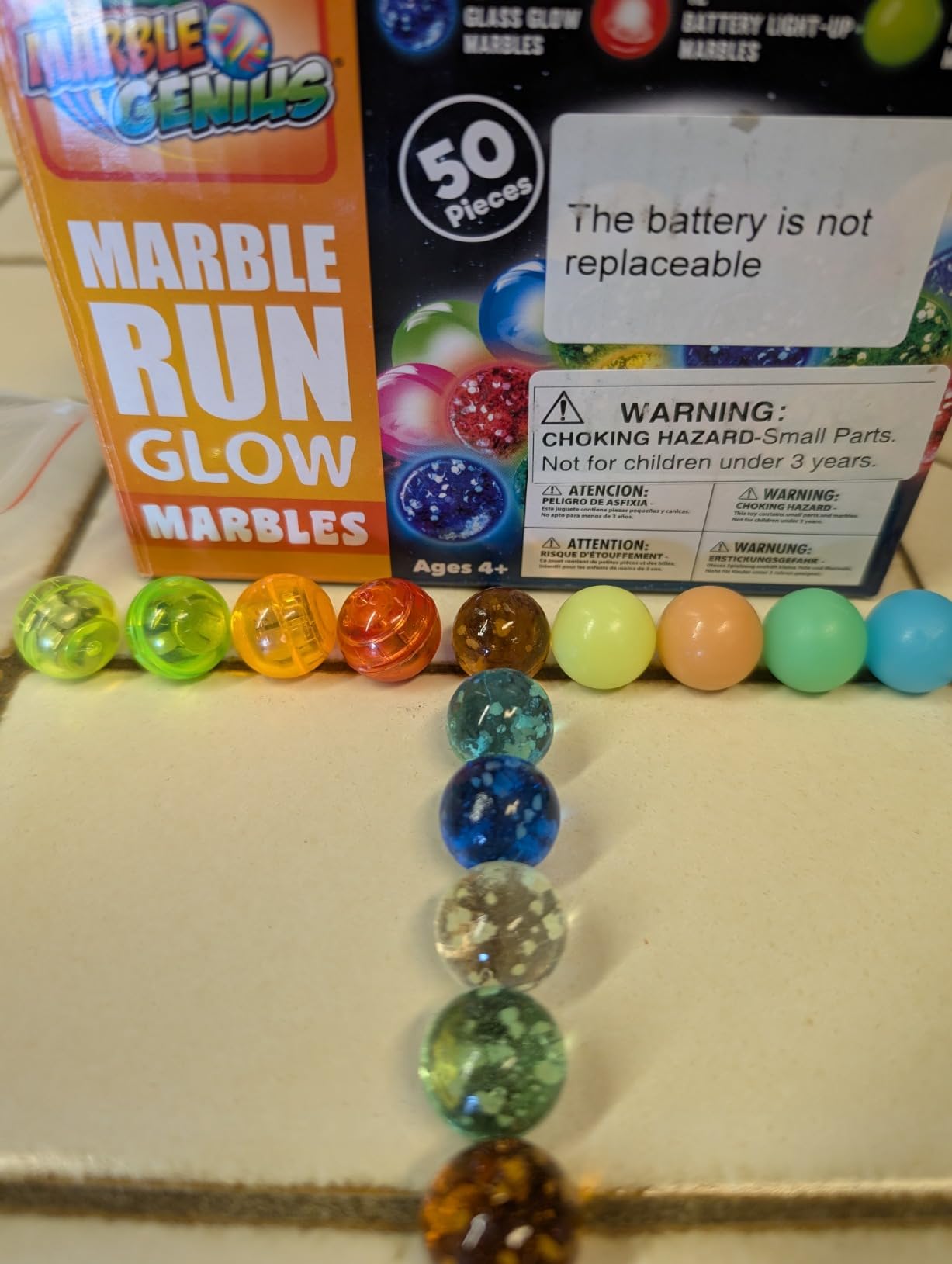 Marble Genius Marble Run Race Track - 300-Piece Multicolor Glow Extreme Set - STEM Building Toy & Marble Race Set for Kids Ages 4+ customer photo 1