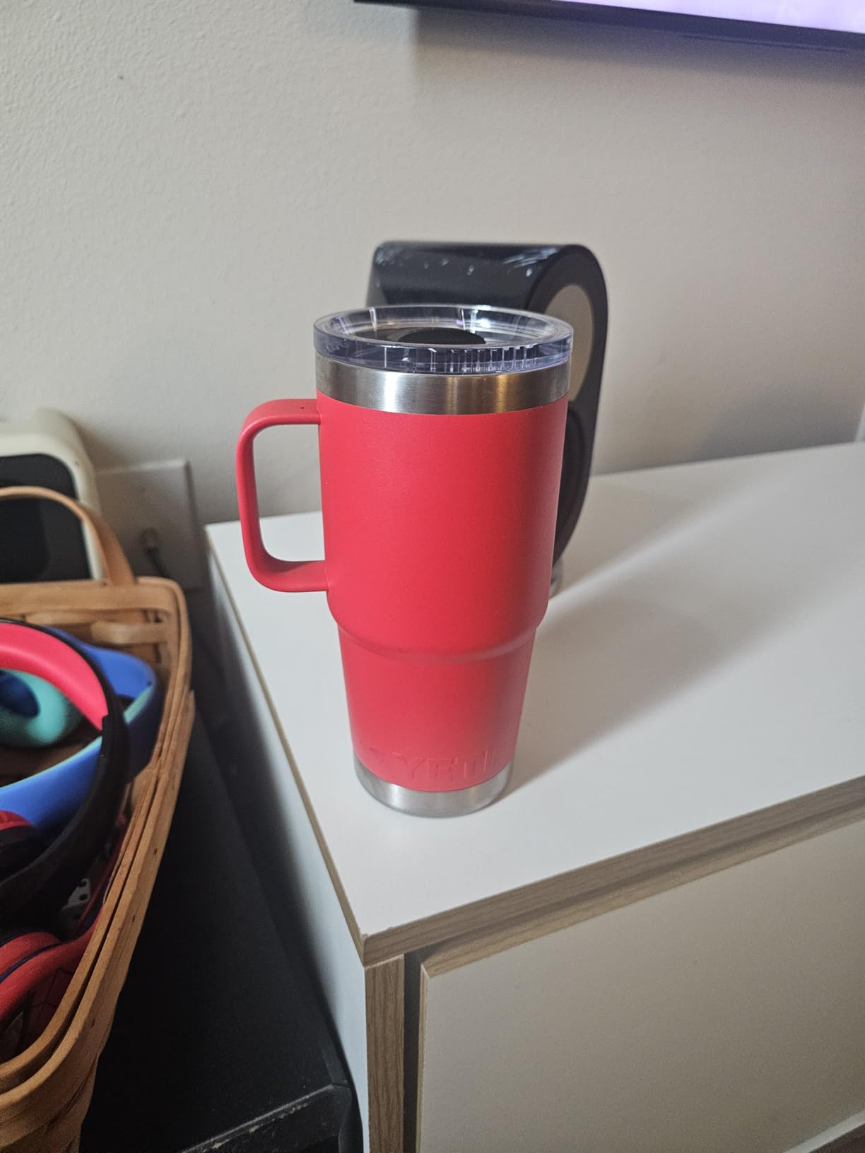 YETI Rambler 20 oz Travel Mug, Stainless Steel, Vacuum Insulated with Stronghold Lid customer photo 1