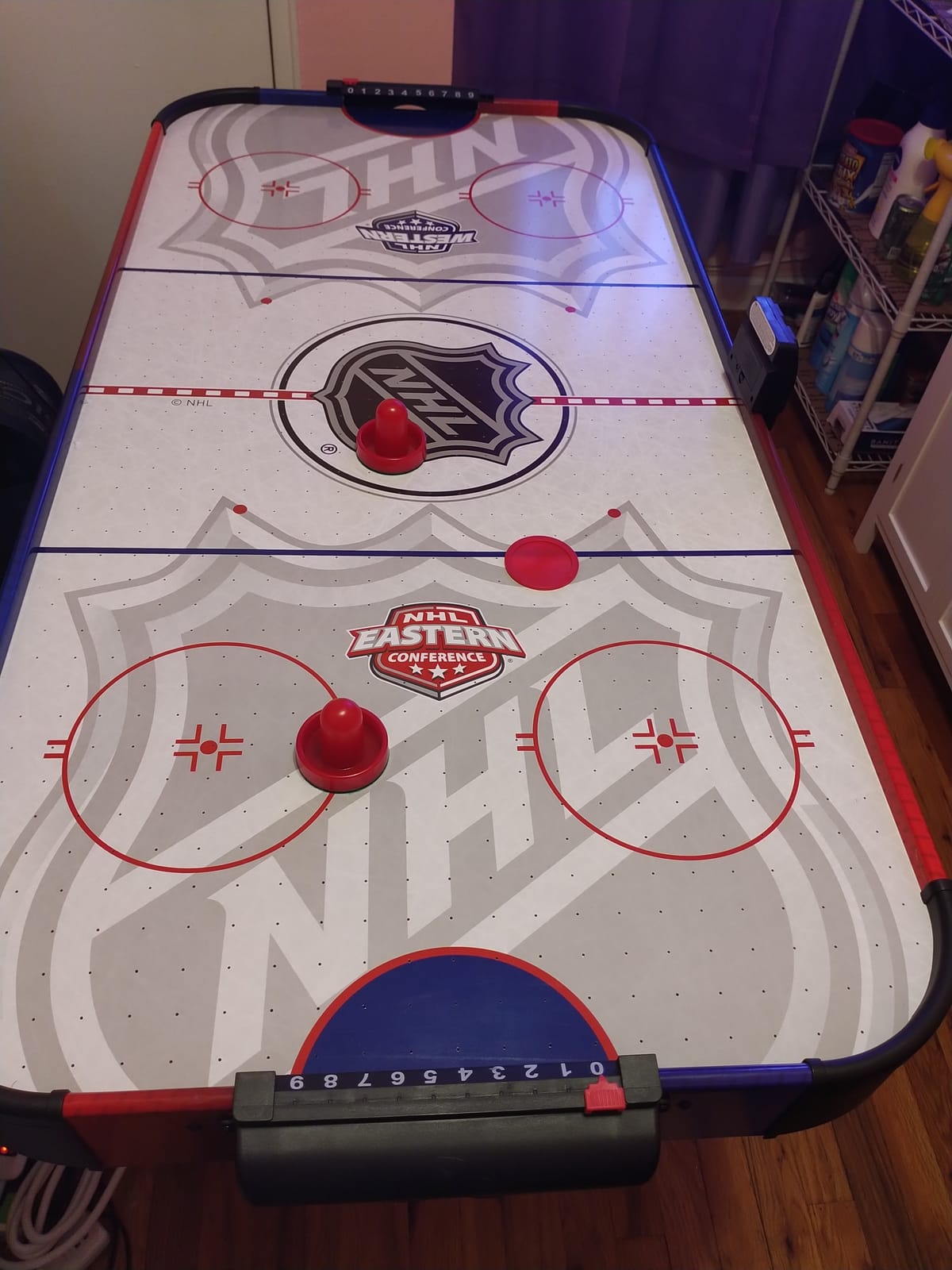 EastPoint Air Hockey Table, Rush, for Adults, Game Room, LED Scoring, 48