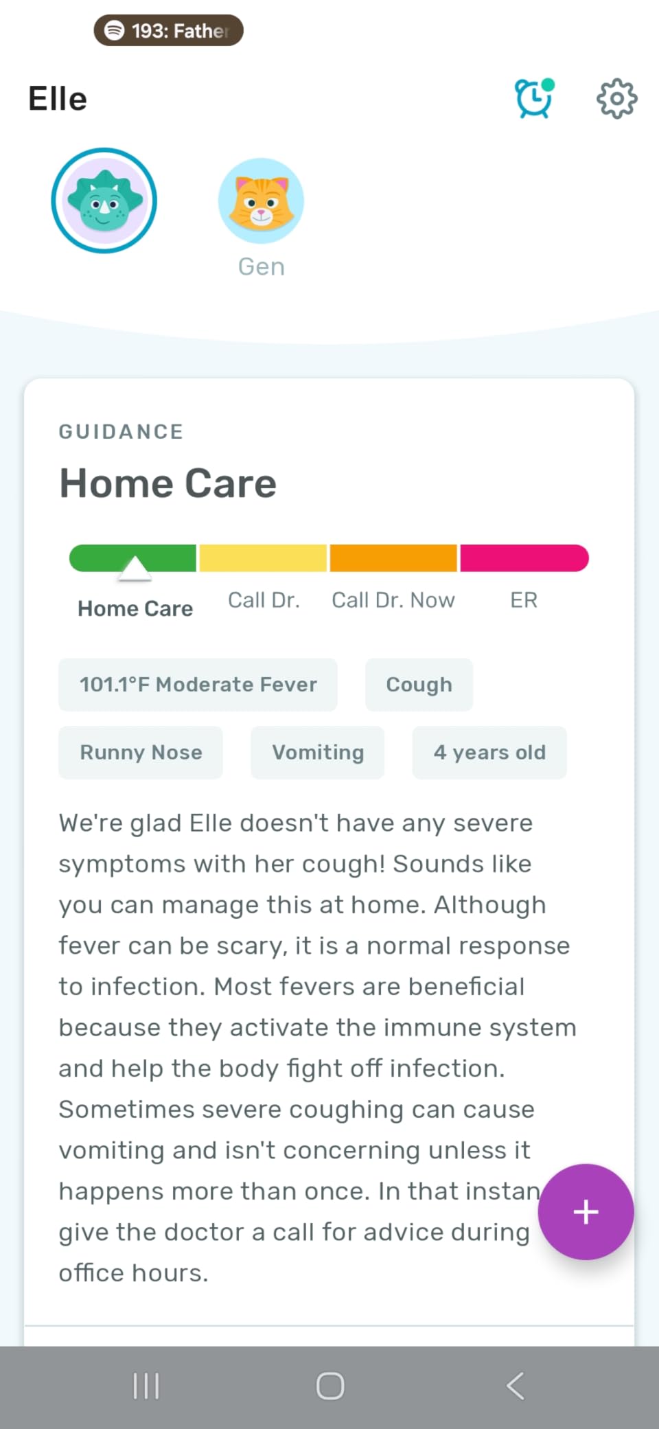 Kinsa QuickCare Smart Digital Thermometer, FDA Cleared | Medical termometro for oral, armpit or rectal readings for babies, kids and adults customer photo 1