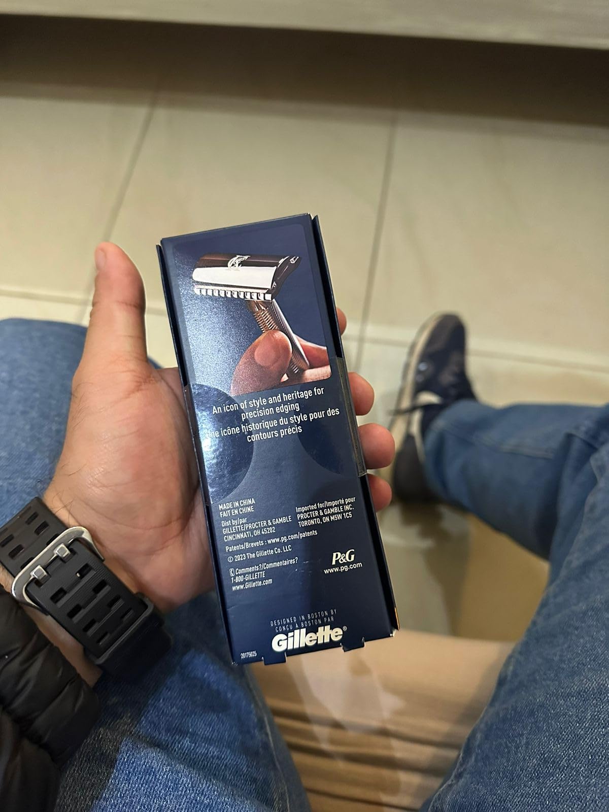 King C. Gillette Safety Razor with Chrome Plated Handle and 5 Platinum Coated Double Edge Safety Razor Blade Refills customer photo 2