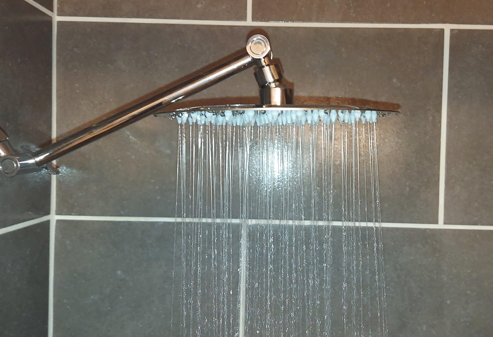NearMoon Rain Shower Head, Ultra-Thin Design-Pressure Boosting, Awesome Some Experience, High Flow Stainless Steel Rainfall Head (10 Inch, Matte Black) customer photo 1