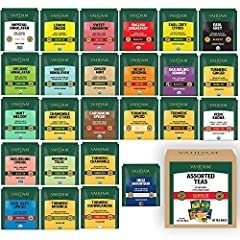 VAHDAM, Assorted Tea Sampler (20 Delicious Variety, 40 Individually Wrapped Pyramid Teabags) Long Leaf Premium Teas I Tea Gift Set I Gift Ideas for Lovers customer photo 2