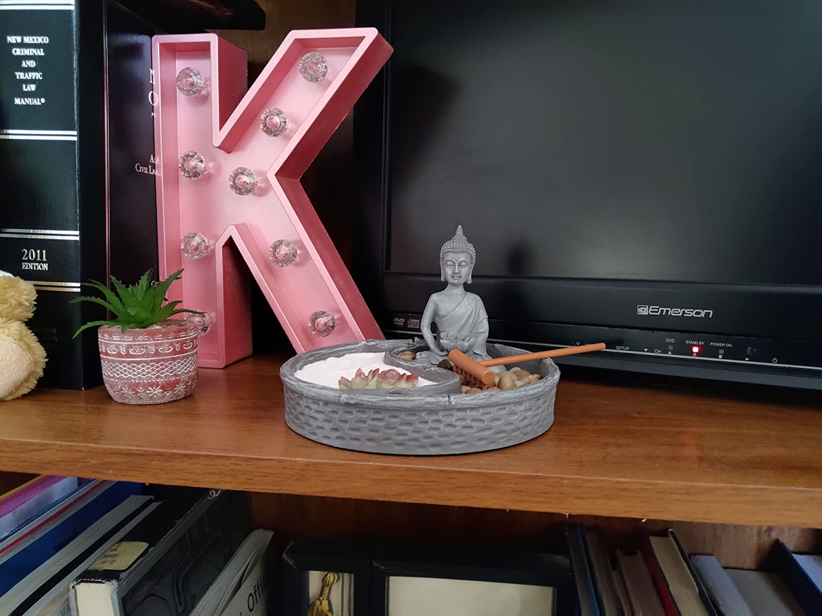 Nature's Mark, Mini Meditation Zen Garden Table Décor Kit with Accessories (8Lx5W Rectangle C) customer photo 2