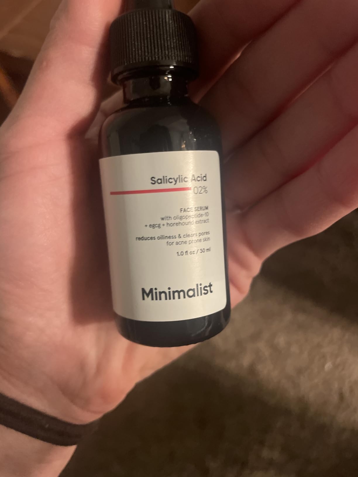Minimalist Salicylic Acid 2% Serum For Blackheads, Whiteheads & Open Pores customer photo 1