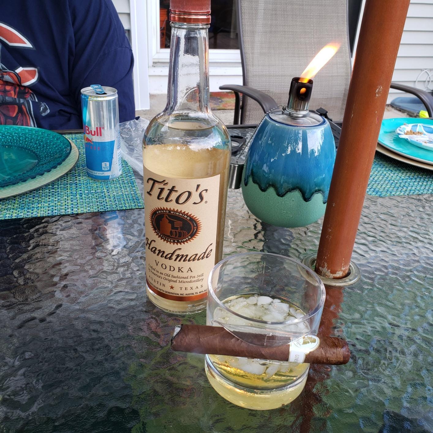 Godinger Cigar Whiskey Glass Wooden Gift Box Set with Old Fashioned Glass, Cooling Whiskey Stones and Tongs Bar Set customer photo 2