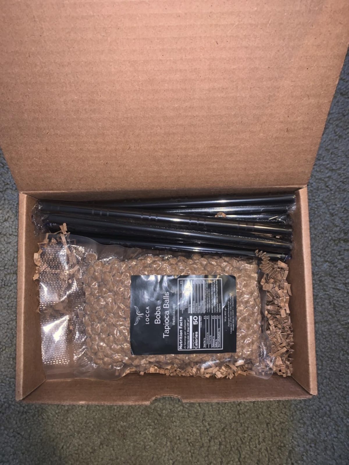 Premium Boba Tea Kit by Locca | Makes up to 24 Drinks | Bubble Tea Gift Kit | Thai Tea Edition with Jasmine and Black Tea | Includes Tapioca Balls and Boba Straws | DIY Food Gift customer photo 1