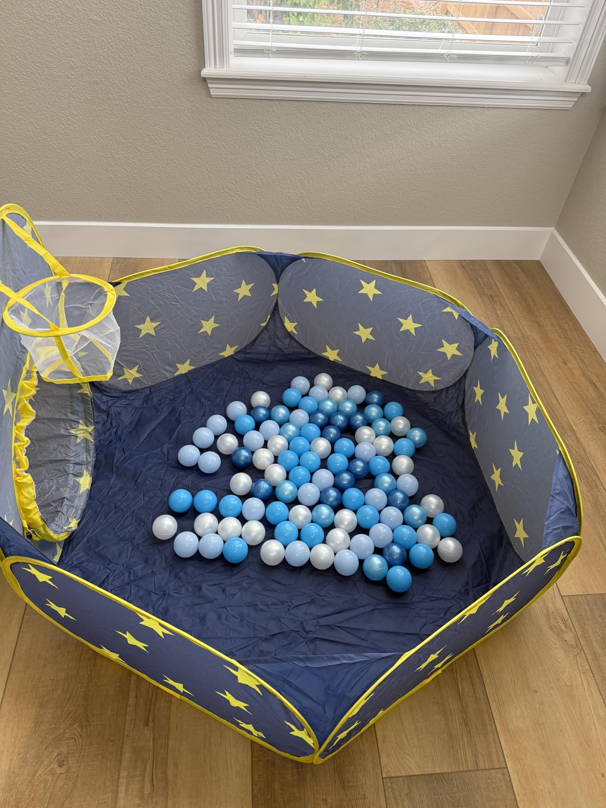 PigPigPen 3pc Kids Play Tent for Boys with Ball Pit, Crawl Tunnel, Princess Tents for Toddlers, Baby Space World Playhouse Toys, Boys Indoor& Outdoor Play House, Perfect Kid's Gifts customer photo 2