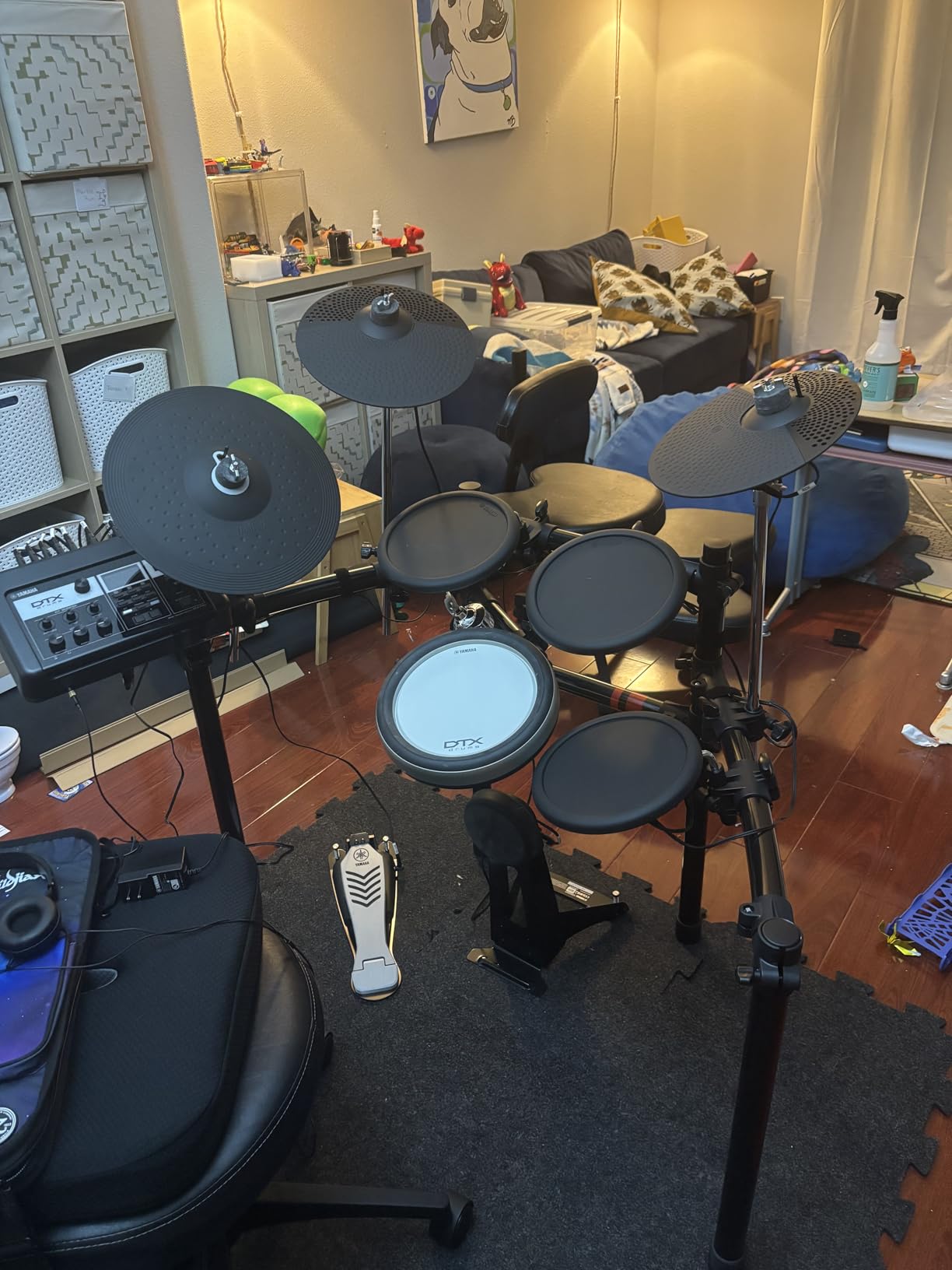 Yamaha DTX6K-X Electronic Drum Set with DTX-PRO Module, 70 Premium Customizable Kits, Kit Modifier Controls, USB Audio/MIDI, Silent Silicone Heads, DTX Touch Sound Editor Smart App customer photo 2