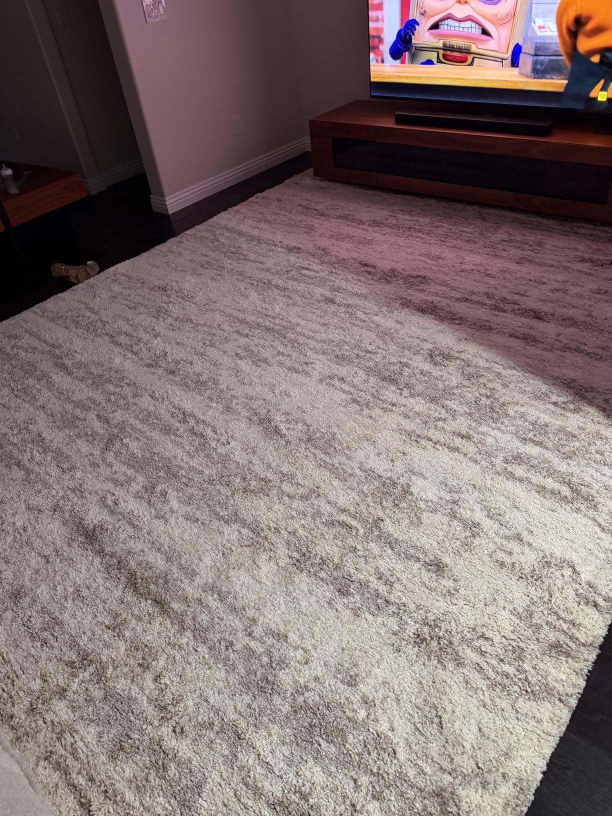 SAFAVIEH Hudson Shag Rug 9x12, Plush Modern Large Ivory & Beige SGH206B customer photo 1