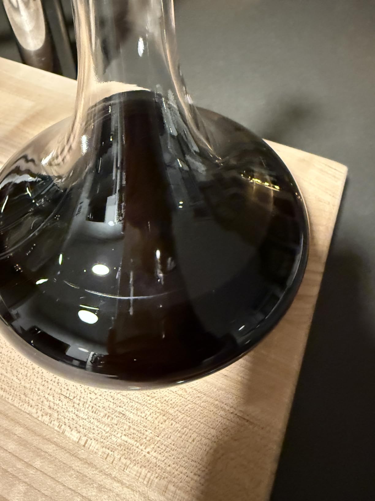 True Wine Decanter Drying Stand and Holder, Essential Accessory Glassware Rack for a Spot-Free Finish, Rubber Coating Protects Glass, Chrome Plated Iron customer photo 1