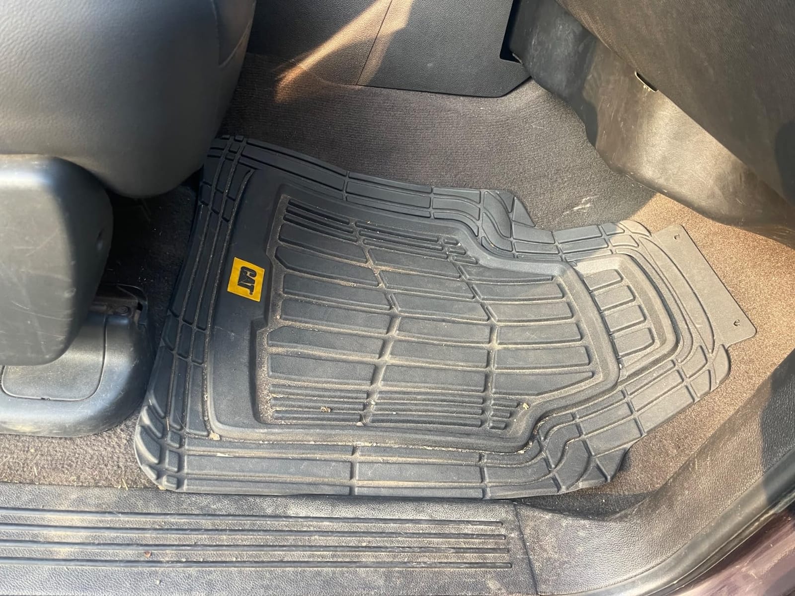 Cat ToughRide Heavy-Duty 3 Piece Rubber All Season Floor Mats for Car Truck Van SUV, Black - Premium Trim to Fit Cars Floor Mat, All Weather Deep Dish Automotive Floor Mats, Total Dirt Protection customer photo 2