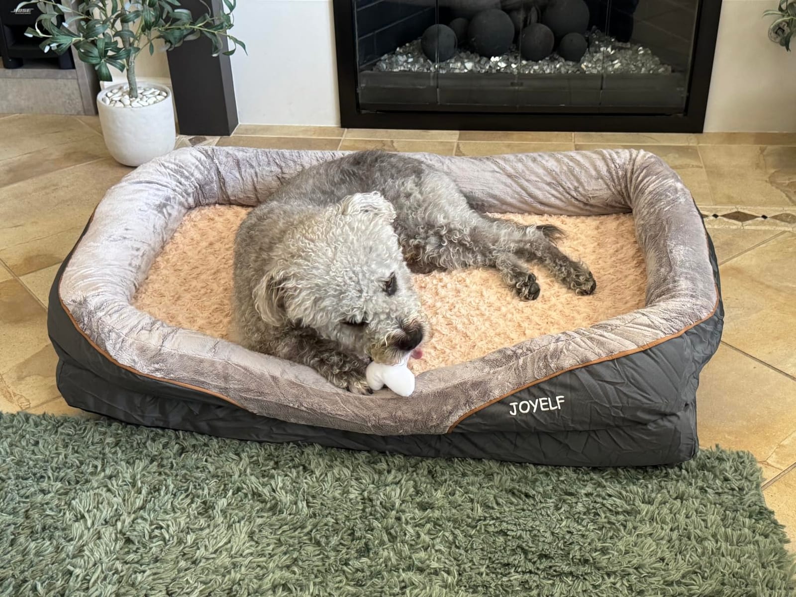 JOYELF XXLarge Memory Foam Dog Bed, Orthopedic Dog Bed & Sofa with Removable Washable Cover for Large Dogs customer photo 1
