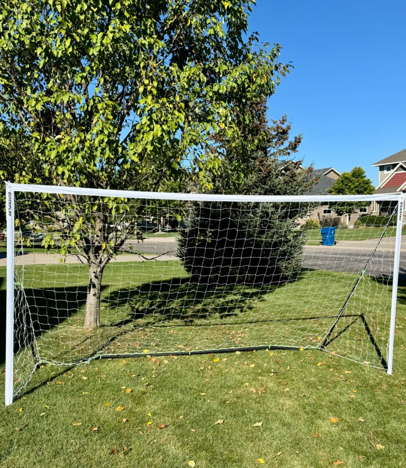 QuickPlay Kickster Elite Ultra Portable Soccer Goals - Turf & Indoor | Sets up in 90 sec, Weighted, all-surface, Weatherproof & durable, Packs into carry bag, Club & team practice, Builds skills customer photo 1