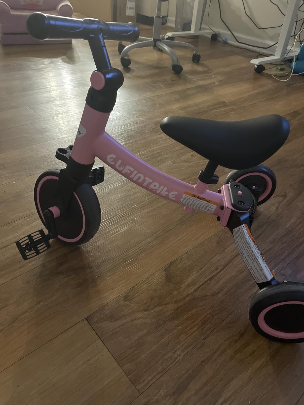 besrey 5 in 1 Toddler Bike for 1-4 Years Old Kids | Balance Bike, Birthday Gift and Toy for Boys and Girls, Toddler Tricycle, Adjustable Seat Height and Handlebar customer photo 1