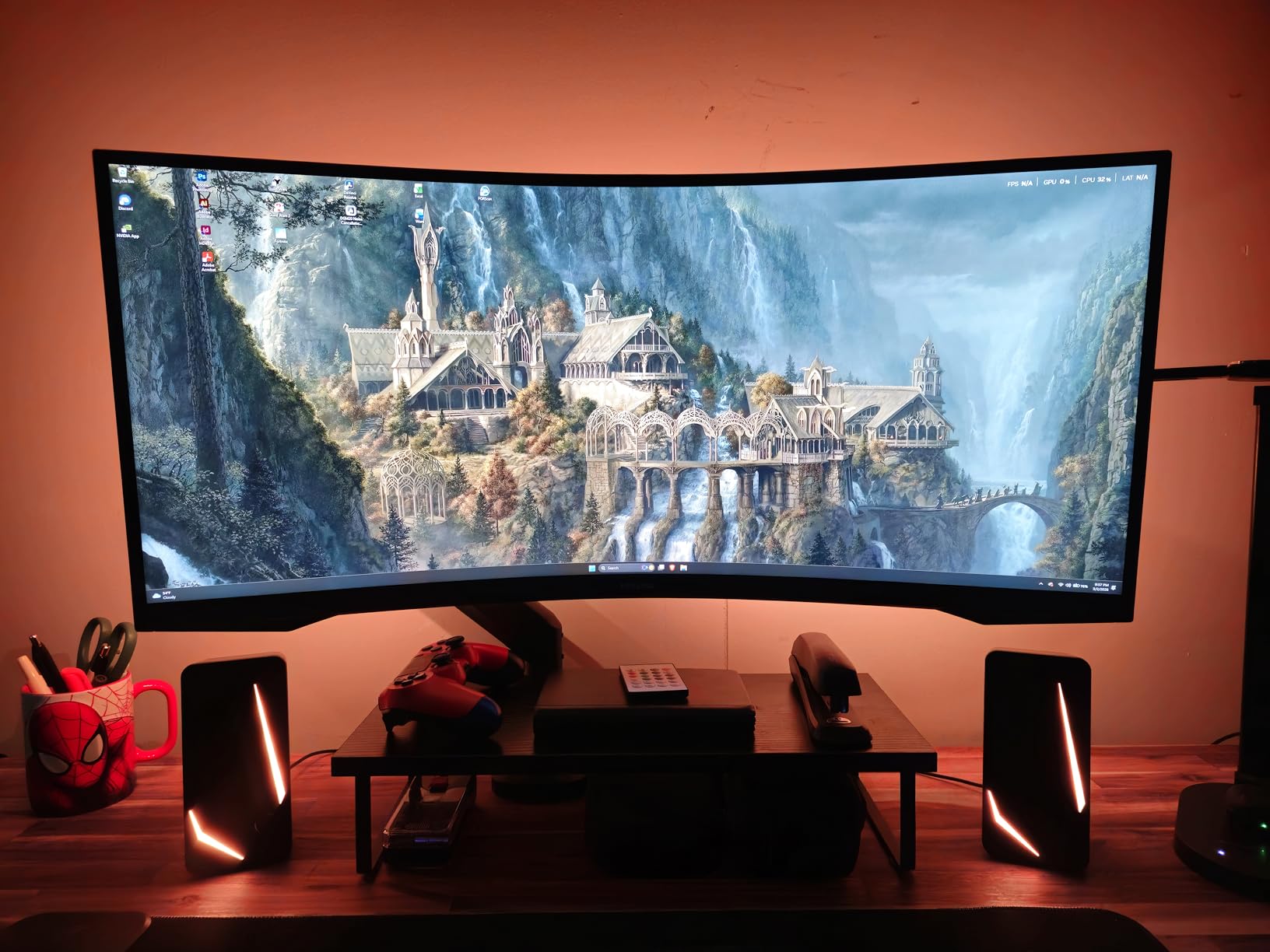 Samsung 34' Odyssey G5 Ultra-Wide Gaming Monitor with 1000R Curved Screen | 165Hz, 1ms, FreeSync Premium, Large Display, Eye Comfort, Multiple Ports, WQHD (LC34G55TWWNXZA) customer photo 2