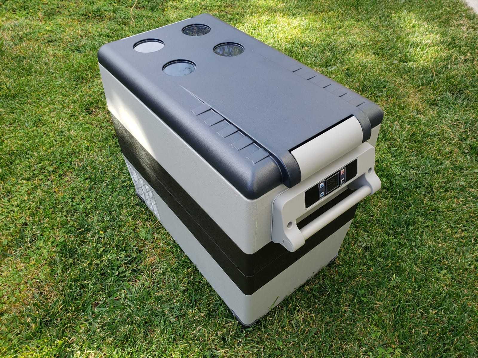 EUHOMY 59QT 12 Volt Refrigerator, -4℉~68℉ Portable Fridge for Car | No Ice Needed, 12V&100-240V, Compressor Cooling, ECO/MAX Modes, 3-Level Battery Protection, Truck/Travel/Home Use,Low Noise customer photo 1