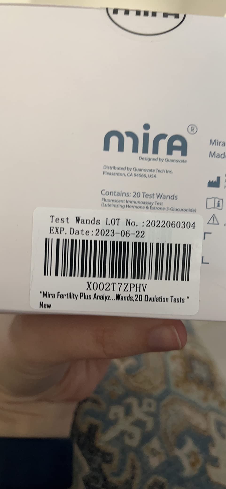 Mira Fertility Plus Monitor Kit, Ovulation Prediction, 20 Wands customer photo 1