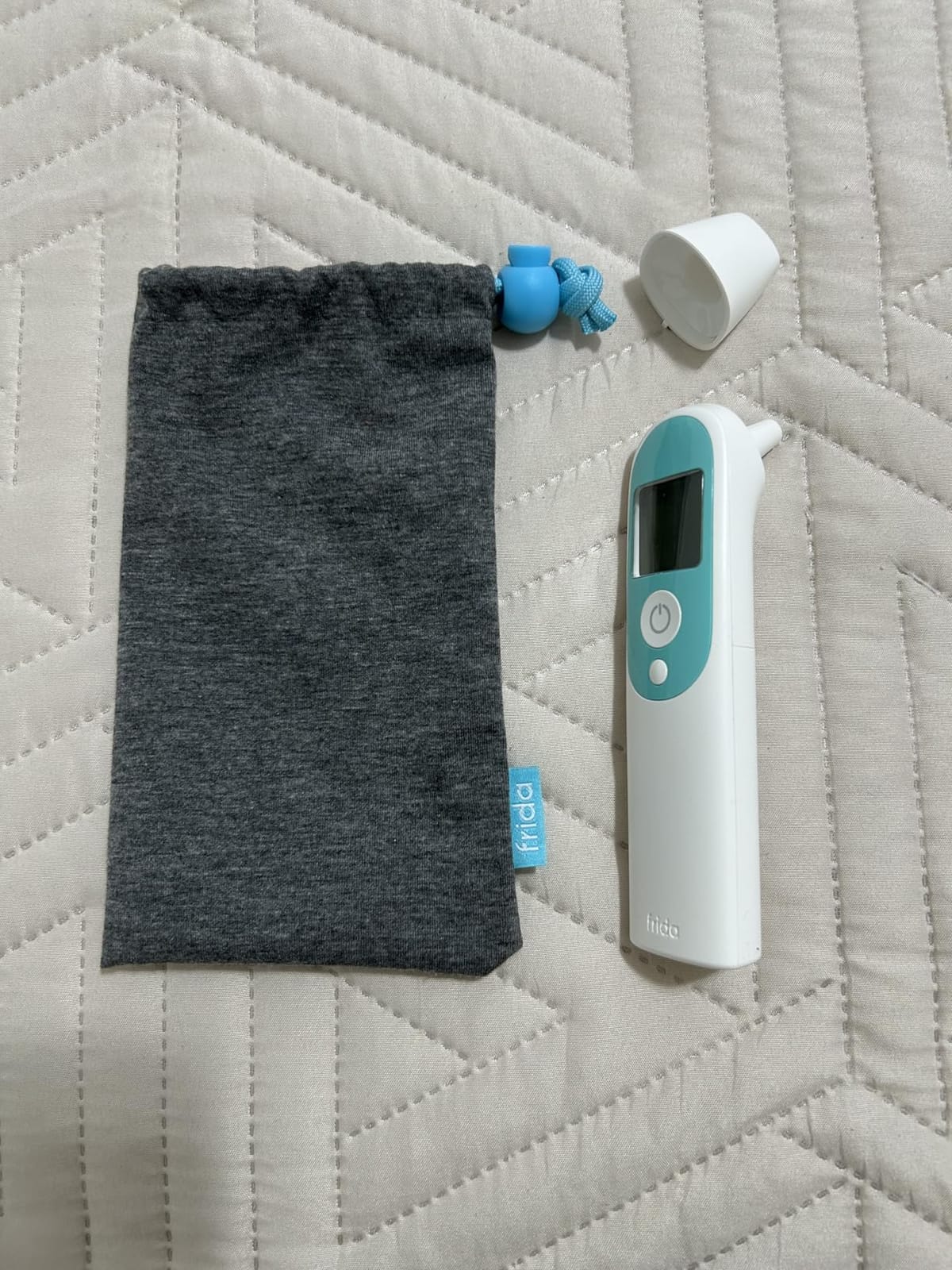 Frida Baby 3-in-1 Infrared Thermometer for Ear, Forehead & Touchless | Fever Thermometer for Babies, Infants, Toddlers, Kids & Adults, Fast, Accurate & Reliable Readings customer photo 1