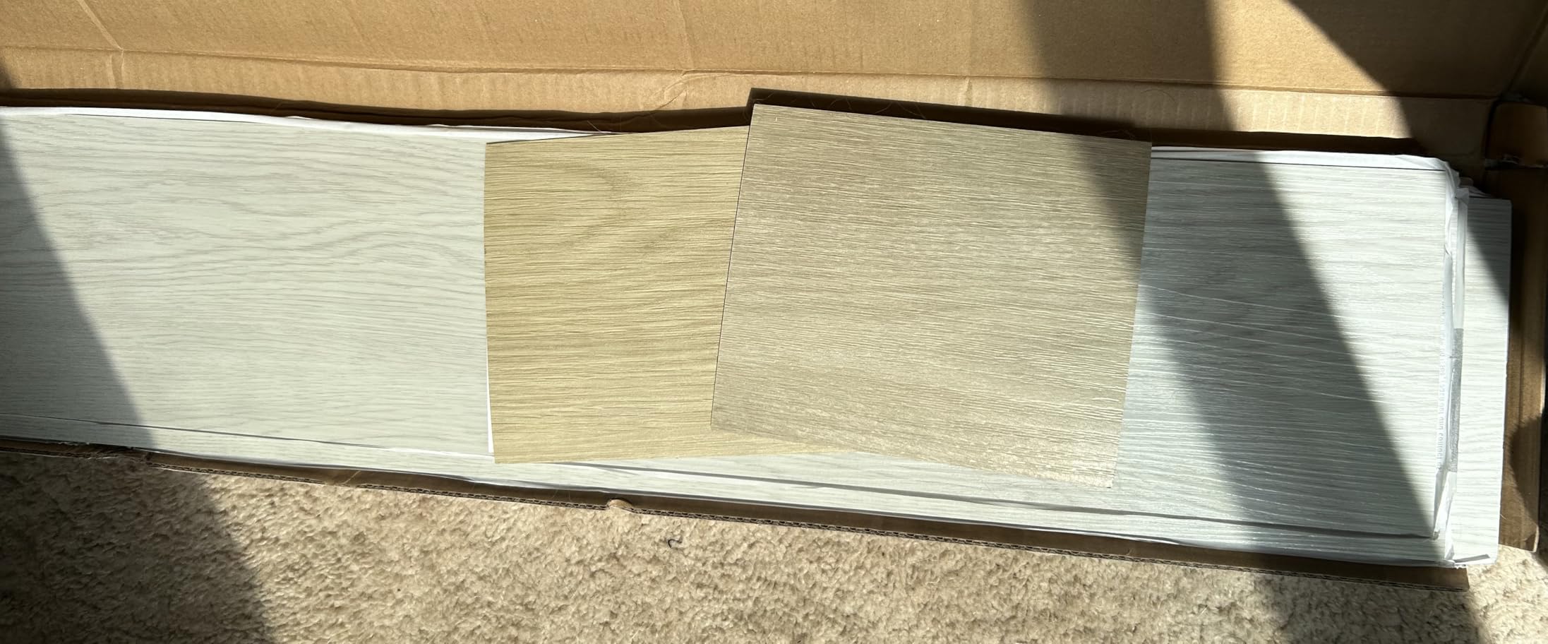 LUCiDA SURFACES Luxury Vinyl Flooring Tiles-Peel and Stick Floor Tile for DIY Installation-36 Wood-Look Planks-Winter-BaseCore-54 Sq. Feet customer photo 1
