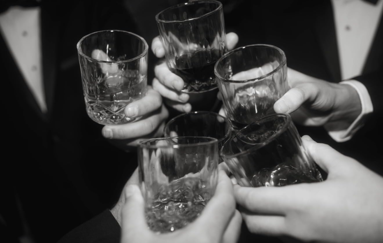 Whiskey Glasses Set of 6, 11 oz Old Fashioned Rocks Glasses | Dishwasher-safe 11 oz rocks glasses for whiskey, bourbon, scotch, rum, cocktails and gifting customer photo 1