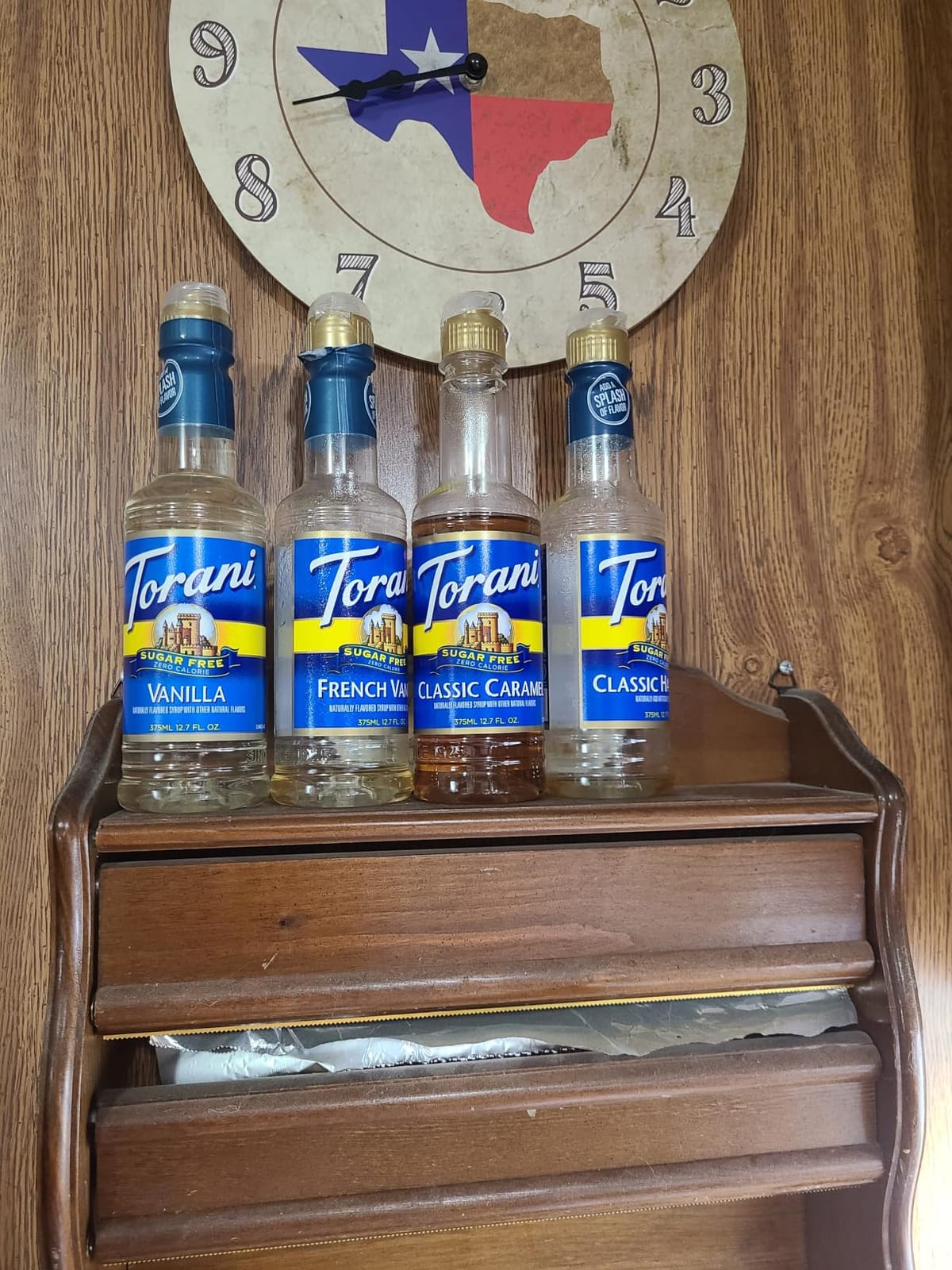 Torani Sugar Free Drink Syrup Coffeehouse Variety Pack, 12.7 fl oz Set of 4 (Salted Caramel, French Vanilla, Classic Hazelnut, Vanilla) customer photo 1