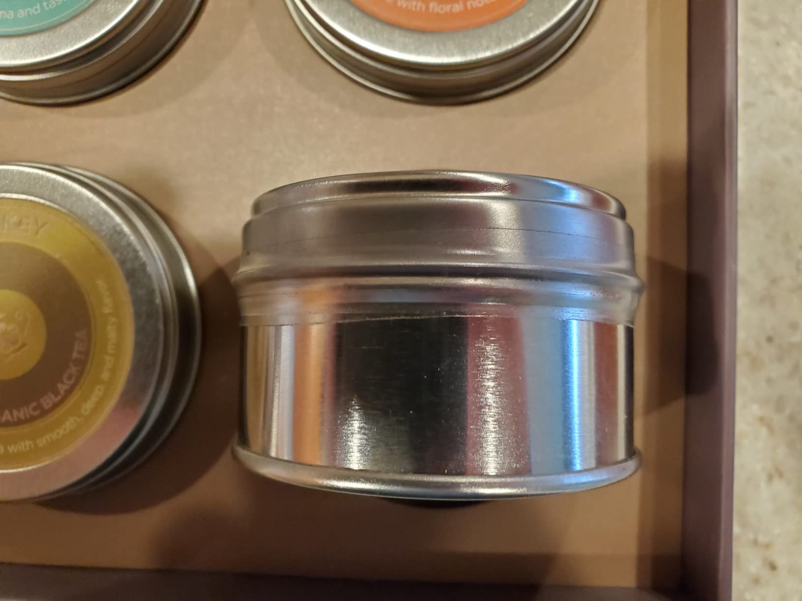 Teabloom Masters Collection - Six Rare Single-Origin Organic Loose Leaf Teas - Milky Oolong, White Silver Needle, Big Red Robe, Golden Monkey, Jade and White Tip Oolong customer photo 1