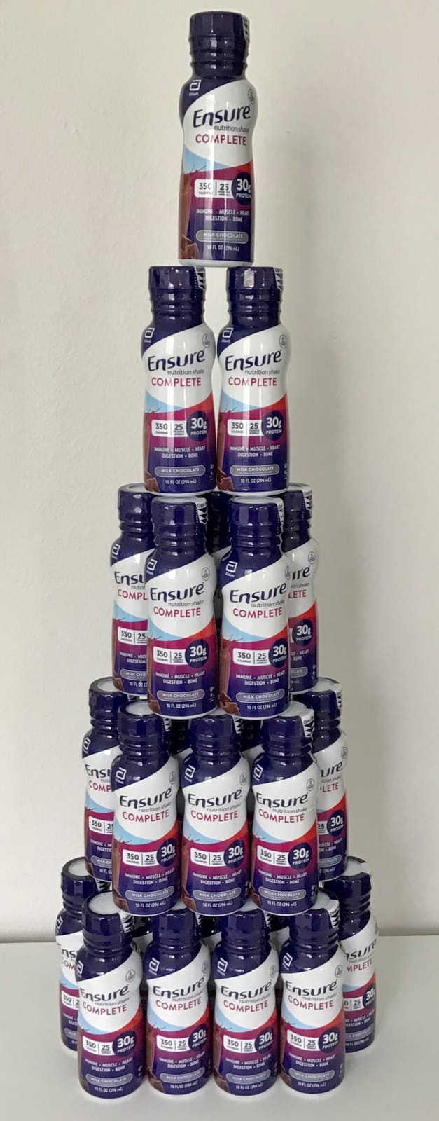 Ensure COMPLETE Chocolate Nutrition Shake, Balanced Meal Replacement, 24pk customer photo 2