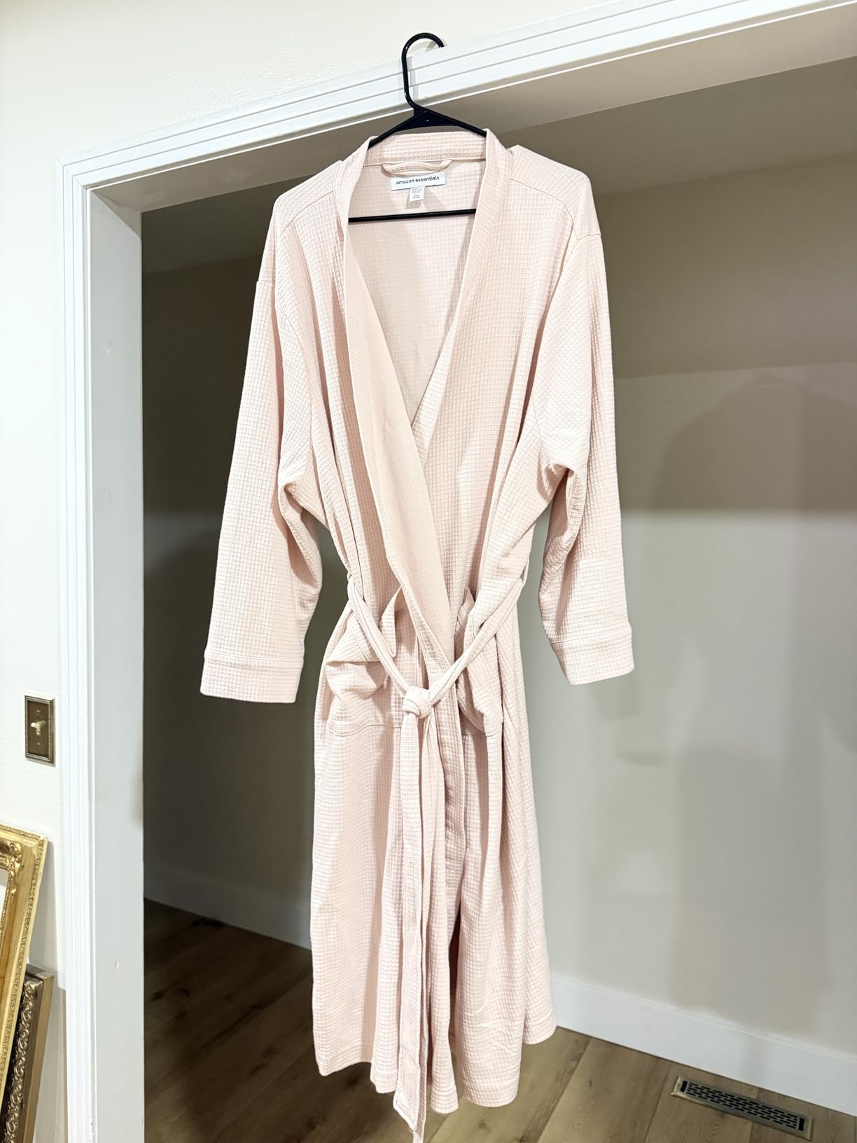 Women's Lightweight Waffle Full-Length Bath Robe (Available in Plus Size) customer photo 1