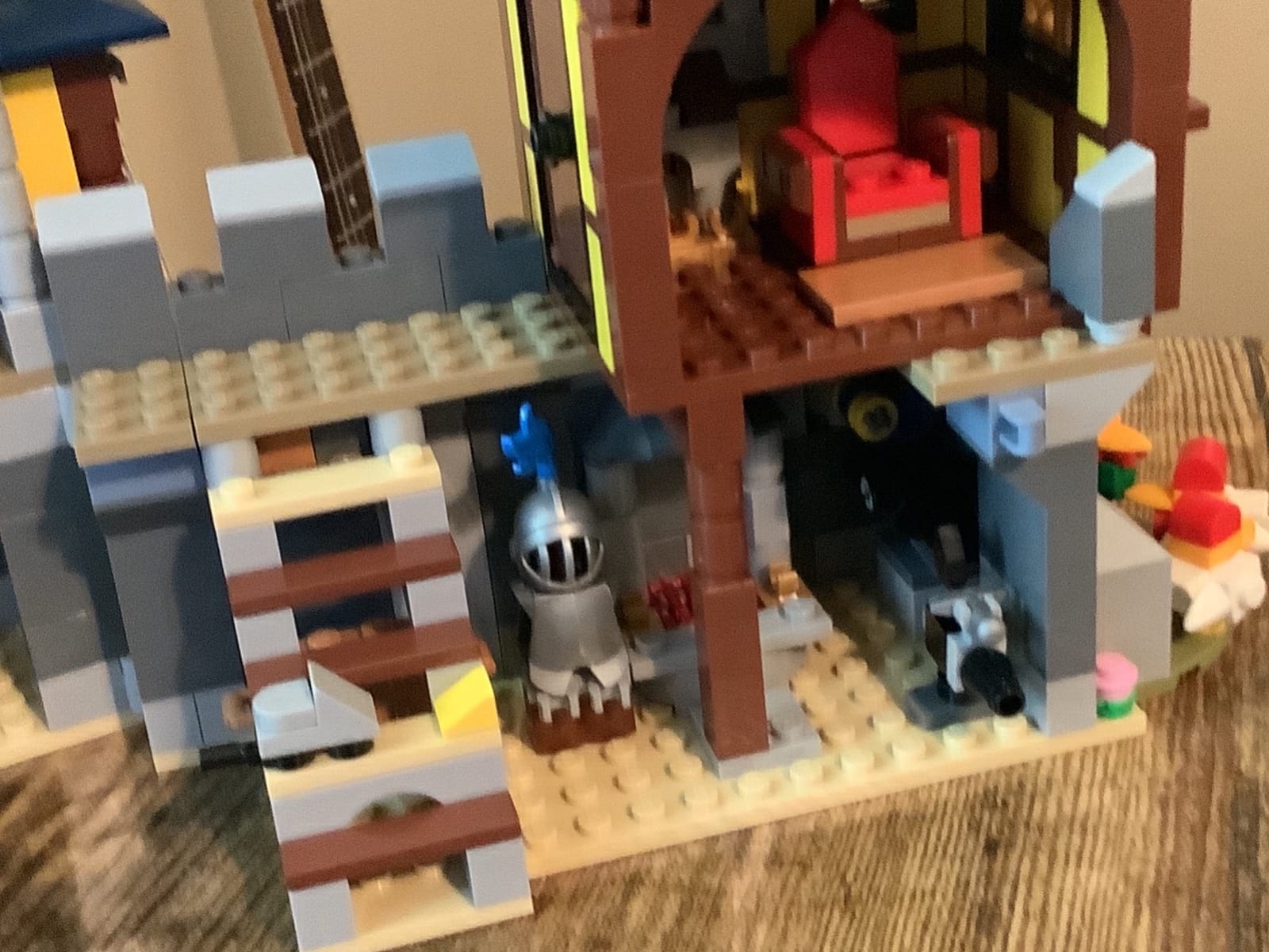 Creator 3 in 1 Medieval Castle Toy, Transforms from Castle to Tower to Marketplace, Includes Skeleton and Dragon Figure, with 3 Minifigures and Catapult, 31120 customer photo 2