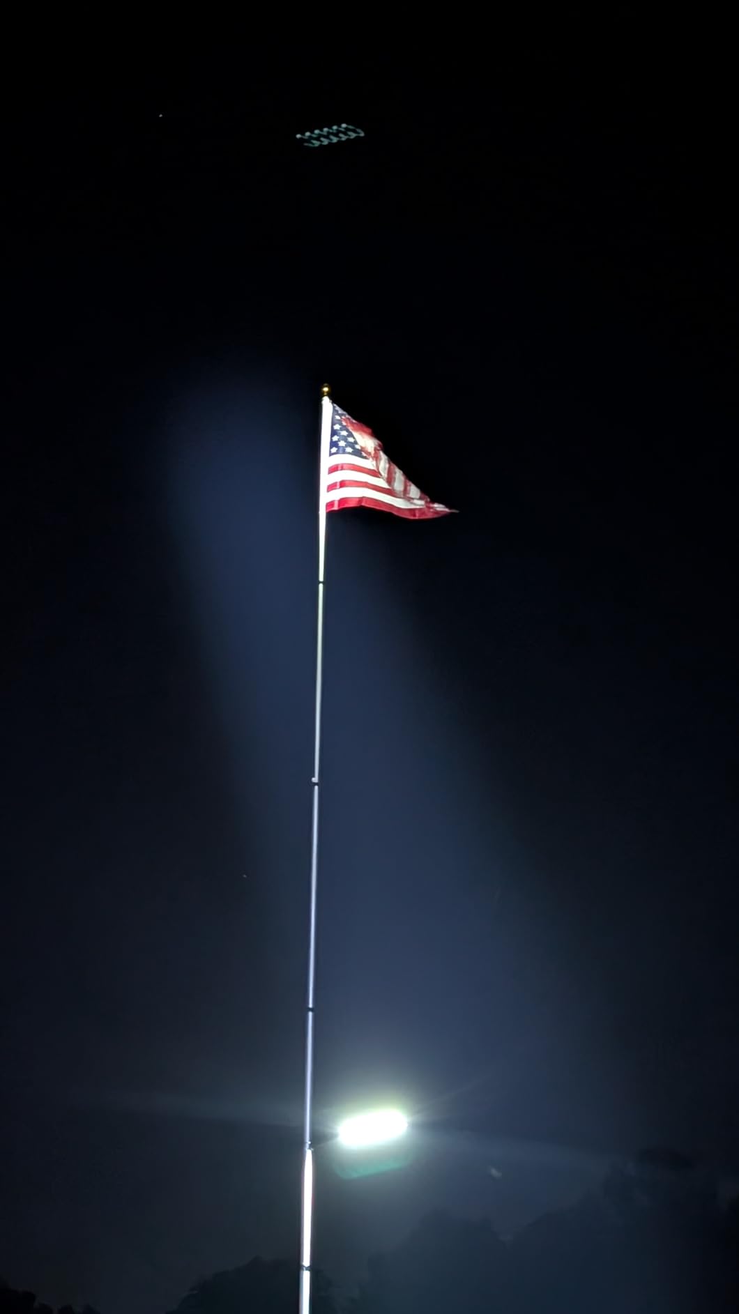 20 FT Telescoping Flag Pole, Heavy Duty Aerospace Aluminum Flagpole Kit | 45K PSI & 95 HBW Hard Flag pole for Outside House, Unbending Telescopic Outdoor In-Ground Flag Poles for Yard customer photo 1