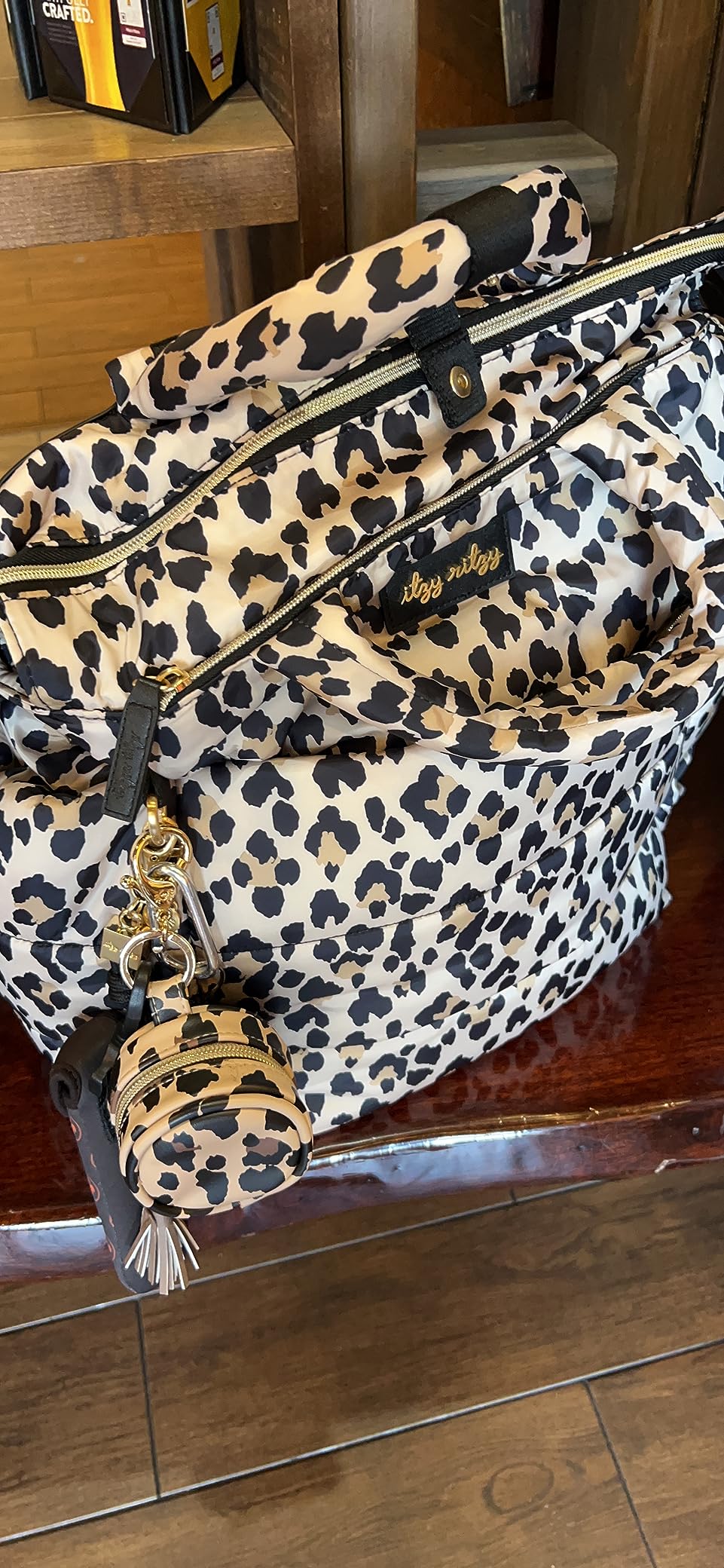 Itzy Ritzy Dream Convertible Diaper Bag Tote Backpack - Baby Diaper Bag with 14 Pockets, Changing Pad & More (Midnight Black) customer photo 1
