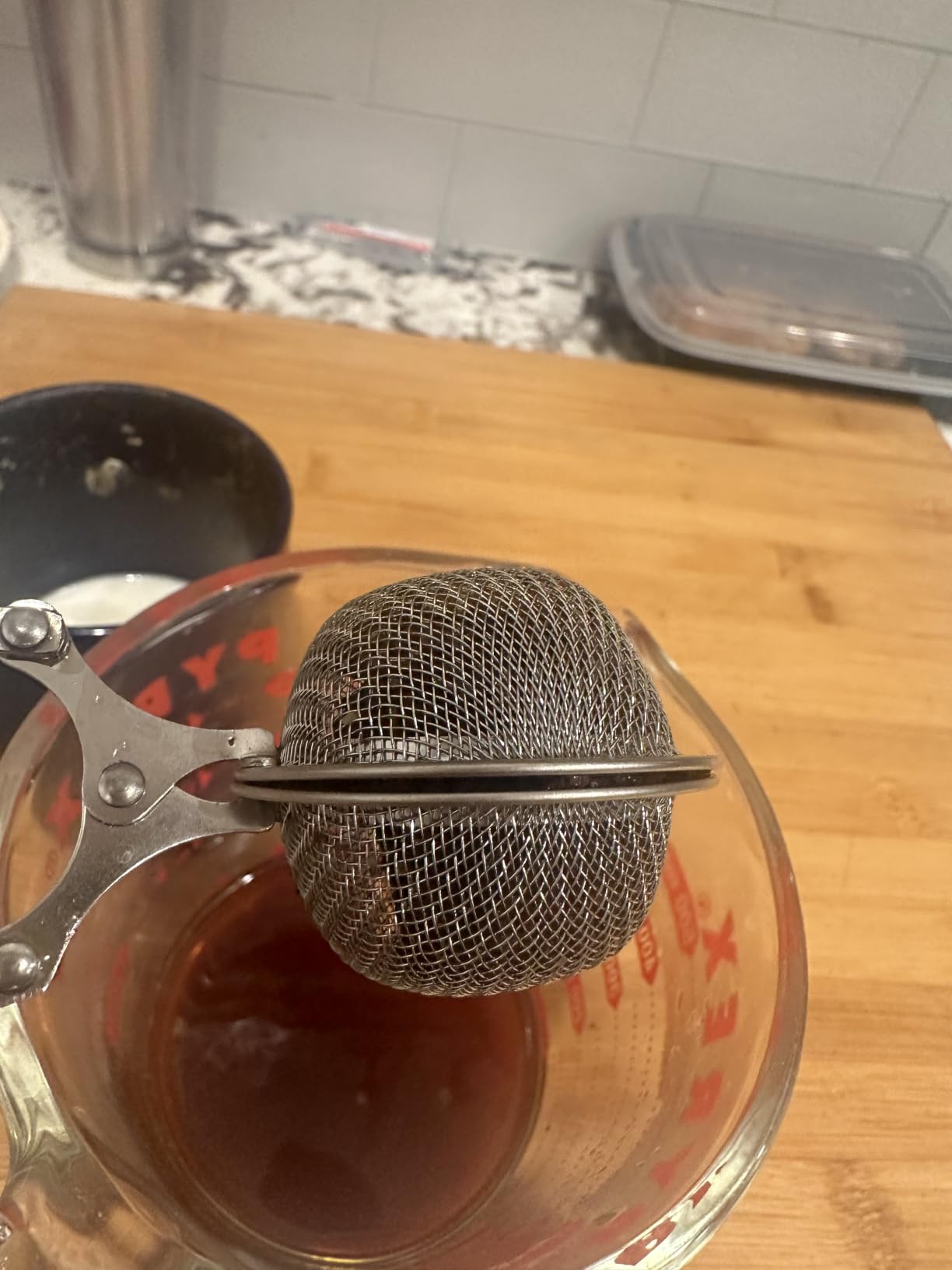 Snap Ball Tea Strainer, Exptolii 3 Pack Stainless Steel Tea Infuser Filter with Handle for Loose Leaf Tea, Spices, Seasonings customer photo 2