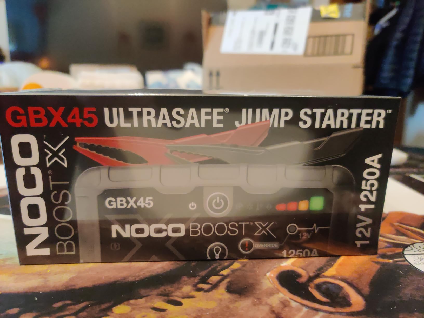 NOCO Boost X GBX45: 1250A UltraSafe Jump Starter - 12V Lithium Battery Booster Pack, Portable Jump Box, Power Bank & Jumper Cables - for 6.5L Gas and 4.0L Diesel Engines customer photo 2