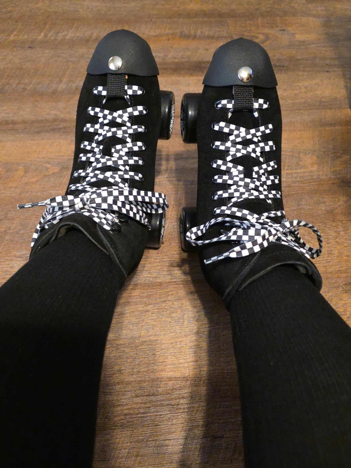 Sure-Grip Boardwalk Unisex Outdoor Roller Skates, Leather Boots, 82A Wheels customer photo 1