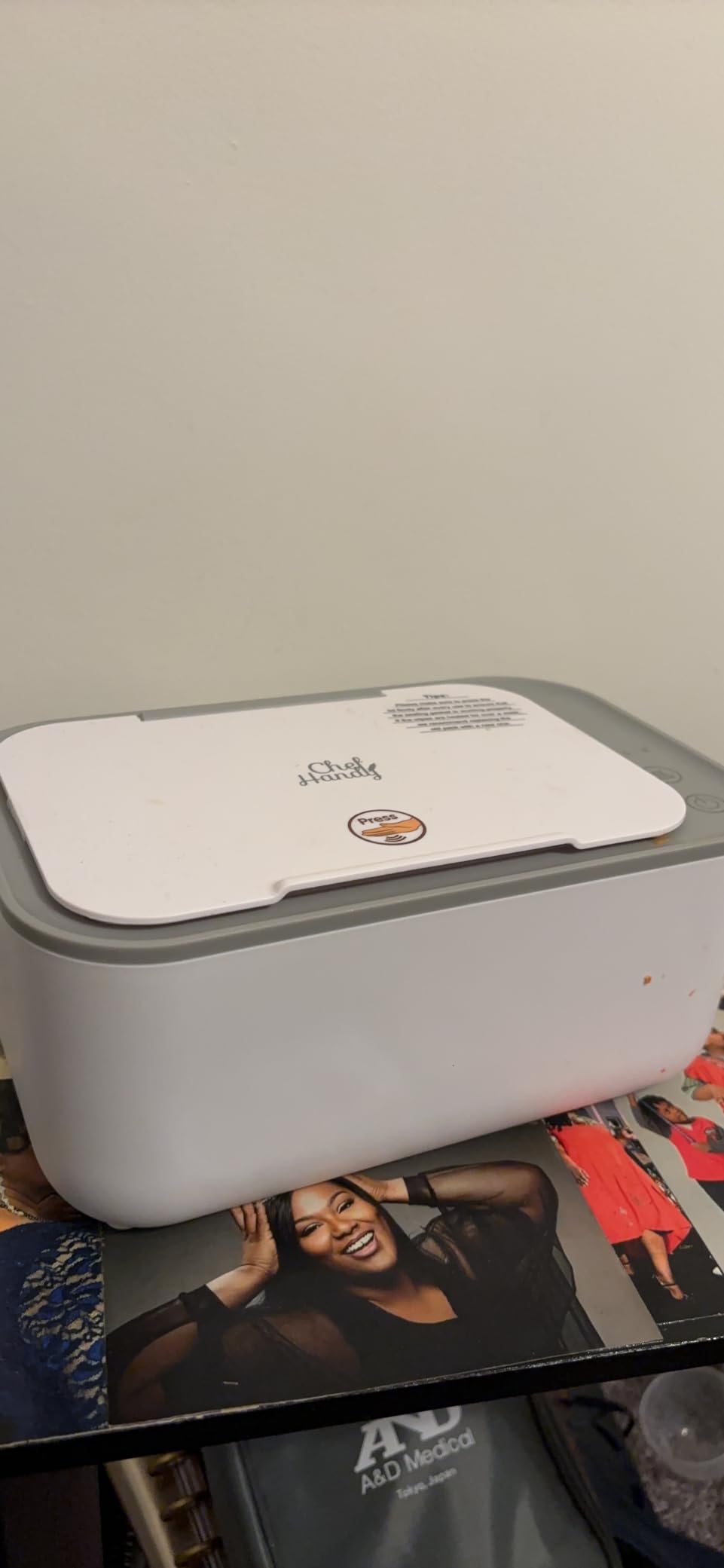 Chefhandy Baby Wipe Warmer, Large Capacity for Baby and Adult Wipes, Purple | Surround heating, 3 temperature settings, quiet operation customer photo 1