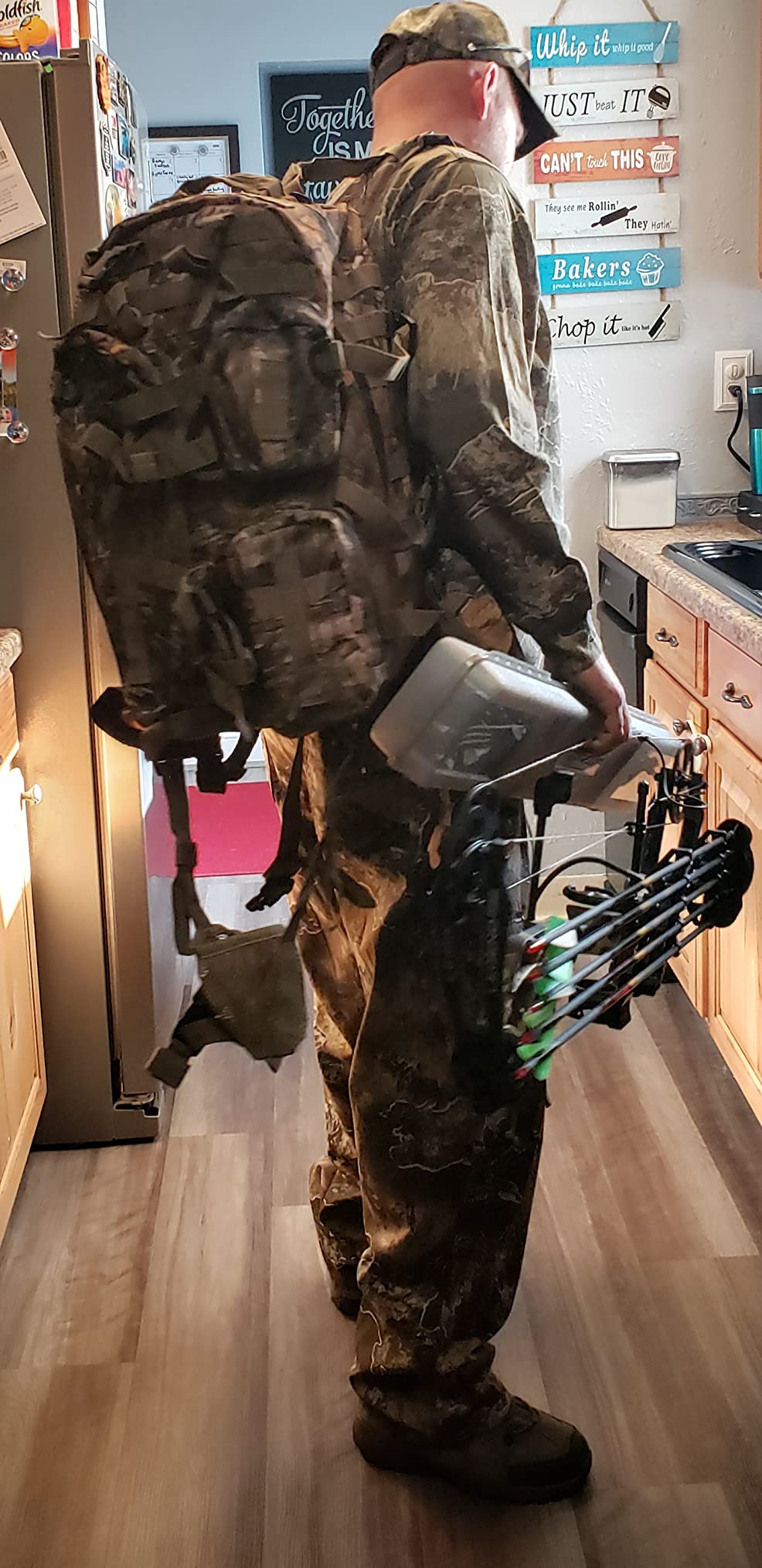 Hunting Backpack Daypack for Rifles, Bows, Crossbows, Muzzleloader, Hunting, Hiking, Archery, Blackpowder, Outdoors Expeditionary Alpha Pack customer photo 2