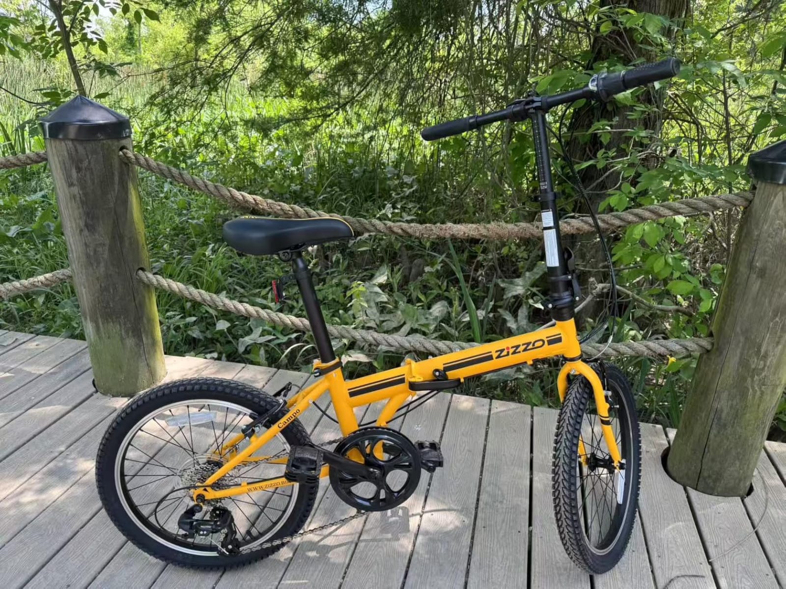 ZiZZO Campo 20 inch Folding Bike with 7-Speed, Adjustable Stem, Light Weight Frame customer photo 1
