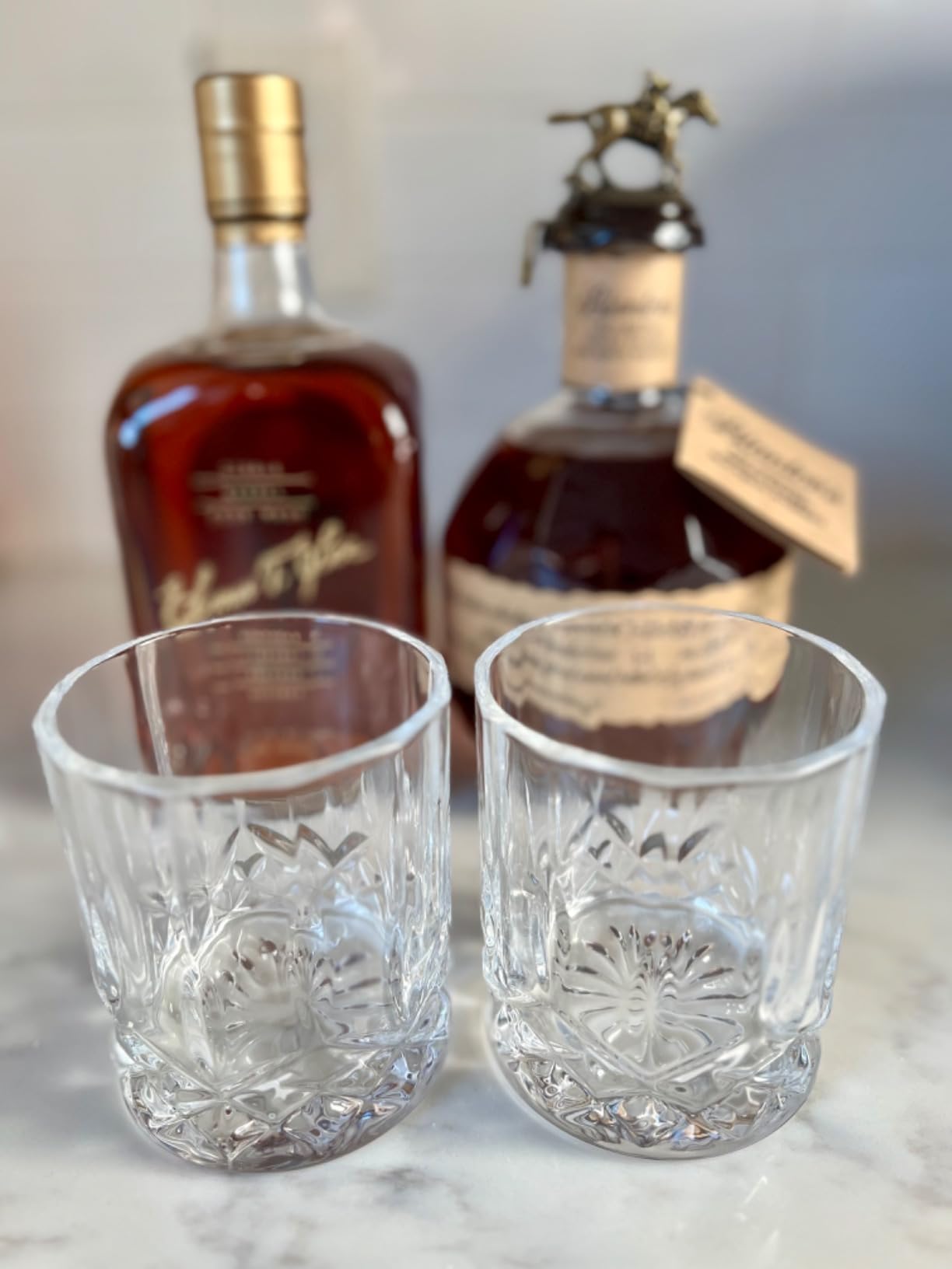 QUMMFA Whiskey Glasses, Set of 16 (8 Rocks Glasses 8 Whiskey Ice Ball Molds), 11 OZ Old Fashioned Glass for Bourbon Vodka Scotch, Crystal Cocktail Glasses in Gift Box, Gifts for Men customer photo 1