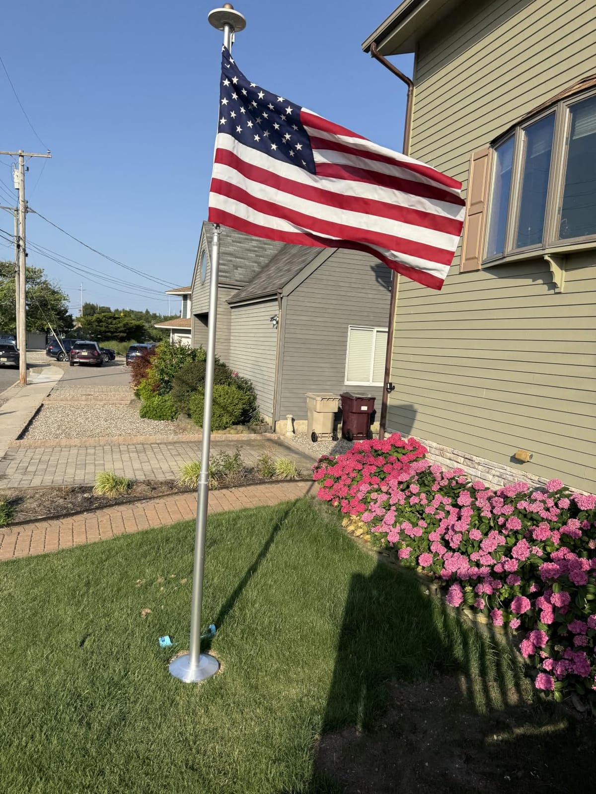 Service First Heavy Duty Telescoping Flagpole Kit (25 Foot, Silver) customer photo 2
