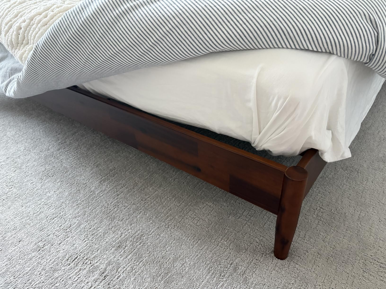 Zinus Allen Mid Century Wood Platform Bed Frame, Full customer photo 2