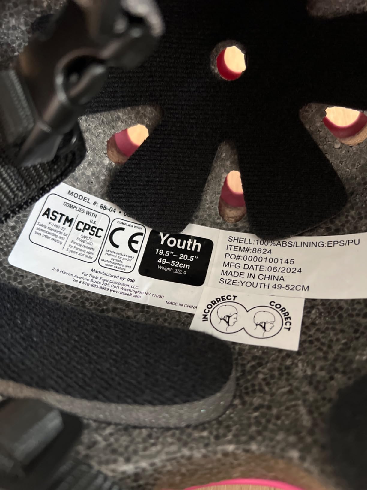 80SIX Triple Certified Multisport Helmet - Ideal for Bike, Scooter, Skateboard, Roller Skate and Inline Skate customer photo 1