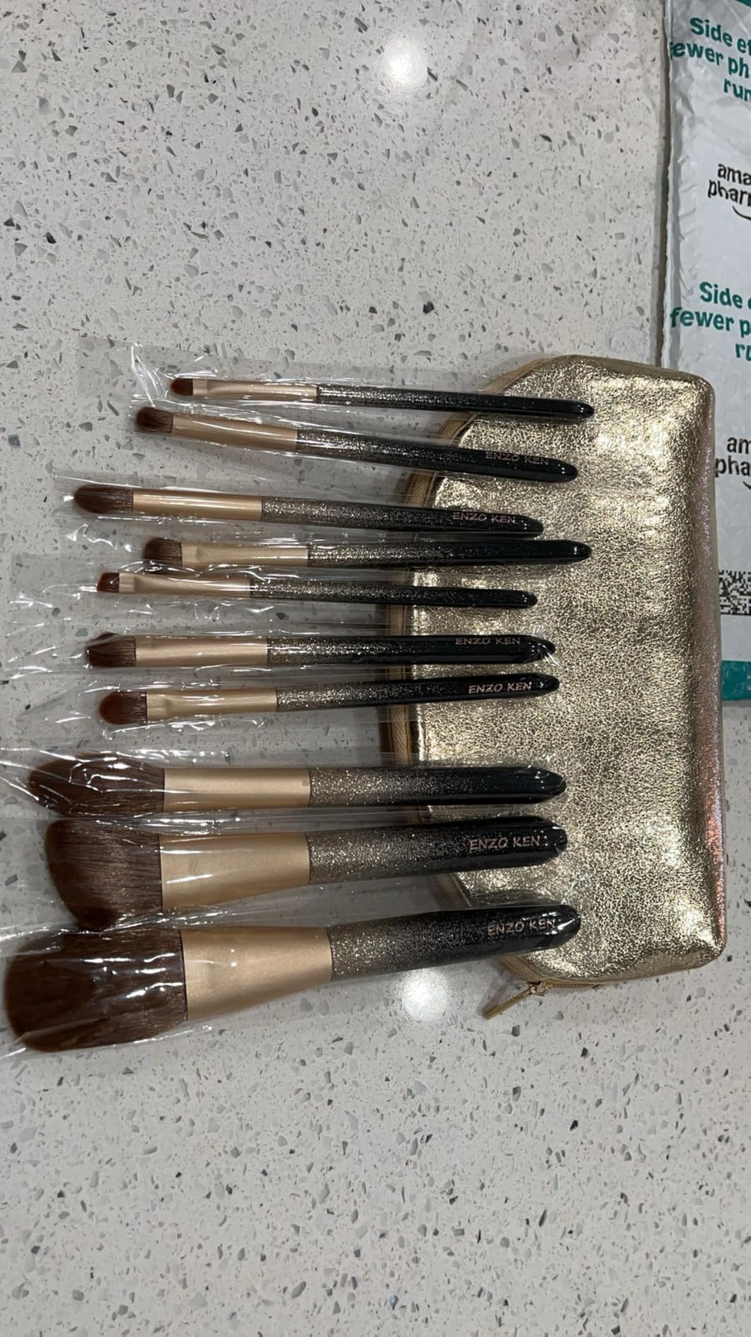 ENZO KEN Bamboo Makeup Brushes Set Professional, Sable Makeup Brush Set with Case, Cosmetic Brushes Makeup Set Luxury, Natural Hair Makeup Brush Set Professional customer photo 1