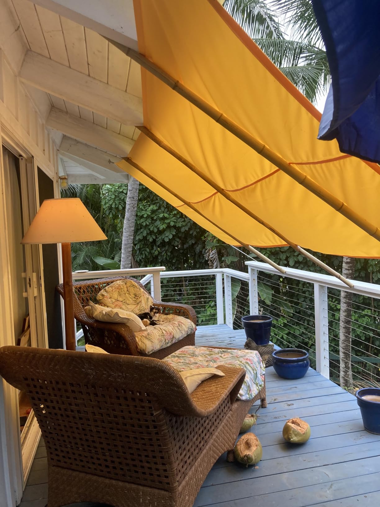 ColourTree 7' x 12' Grey Rectangle Waterproof Sun Shade Sail UPF50 Canopy Awning Shelter Fabric Screen, 95% UV Blockage & Water Resistant, for Outdoor Patio Garden Carport customer photo 2