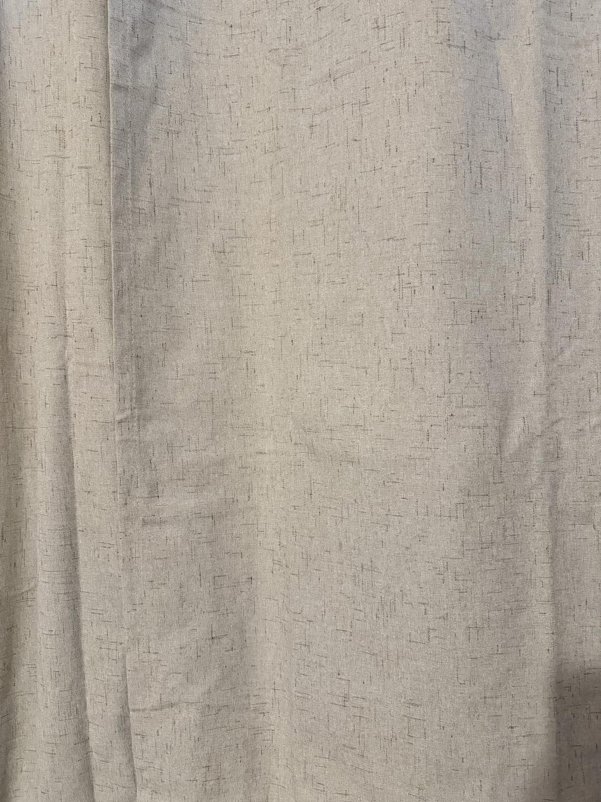 H.VERSAILTEX Linen Blackout Curtains Durable Thick Textured Linen Look 100% Blackout Patio Door Curtain, Anti Rust Grommet Extra Wide, W100 x L84 inch- Ivory customer photo 2